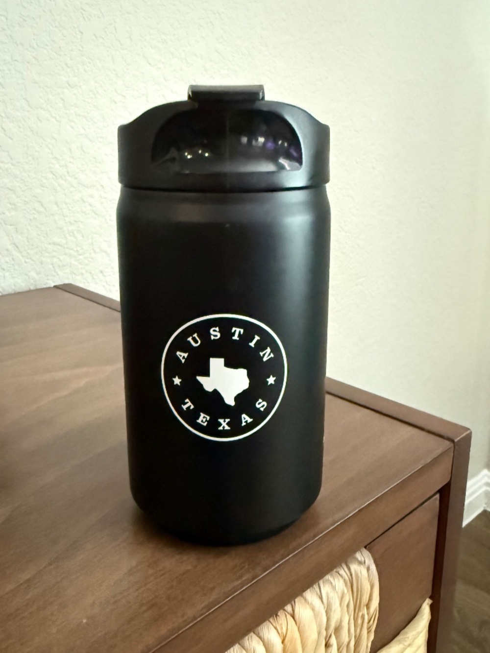 Austin, Texas Medici Coffee Roaster Black Tumbler - 8oz